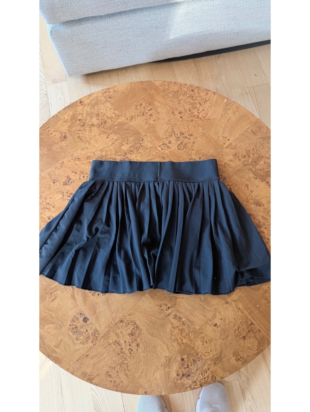 Nike Black Dri-FIT Pleated Tennis Skirt with Built-in Shorts - Picture 6 of 7